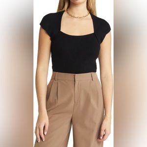 NWT Halogen Envelope Neck Sweater